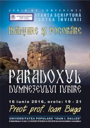 paradoxul dumnezeului iubire 16.06.2016