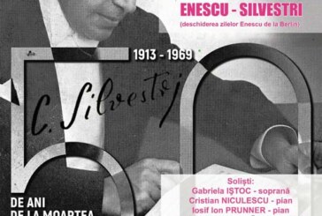 <span class="entry-title-primary">Concert extraordinar Enescu – Silvestri</span> <span class="entry-subtitle">28.08.2019, ora 19.00</span>