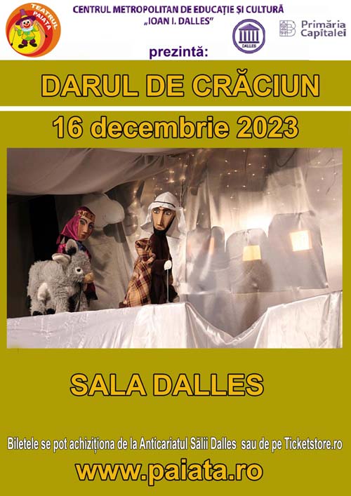 Darul de Crăciun - 16 decembrie 2023 Sala Dalles