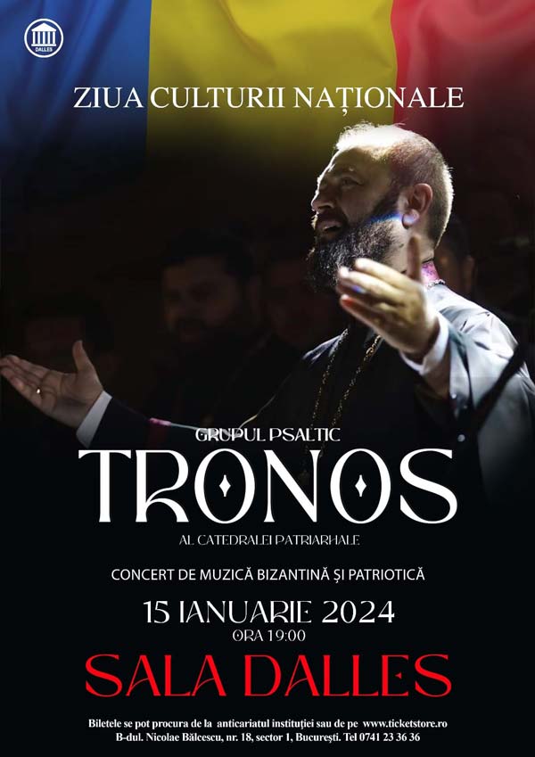 TRONOS - concert de muzică bizantină și patriotică