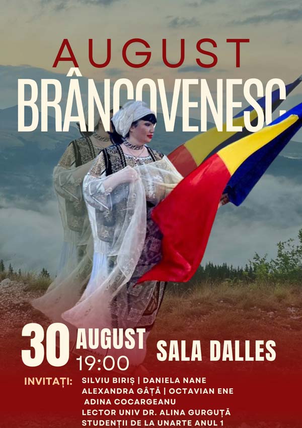 August Brâncovenesc la Sala Dalles 2024