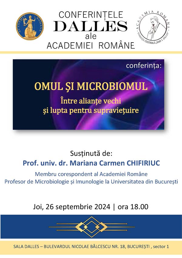 Omul și Microbiomul. Între alianțe vechi și lupta pentru supraviețuire. 