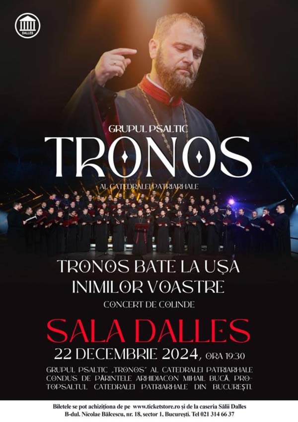 Concert de Colinde - Tronos bate la ușa inimilor voastre