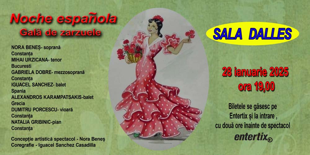 Noche Española - Gala de Zarzuele, la Sala Dalles