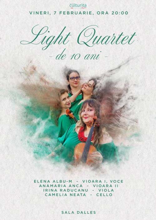 Light Quartet - 10 ani de muzică și emoție