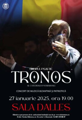 <span class="entry-title-primary">TRONOS – Concert de muzică bizantină și patriotică</span> <span class="entry-subtitle">27.01.2025, ora 19.00</span>