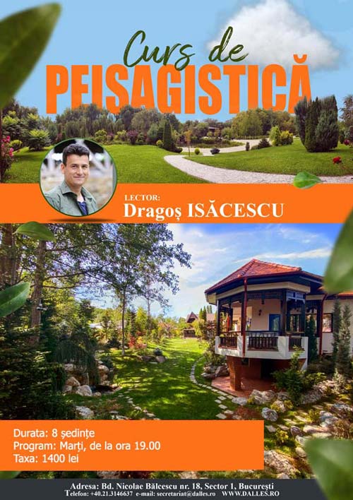 Curs de Peisagistică - amenajare grădini